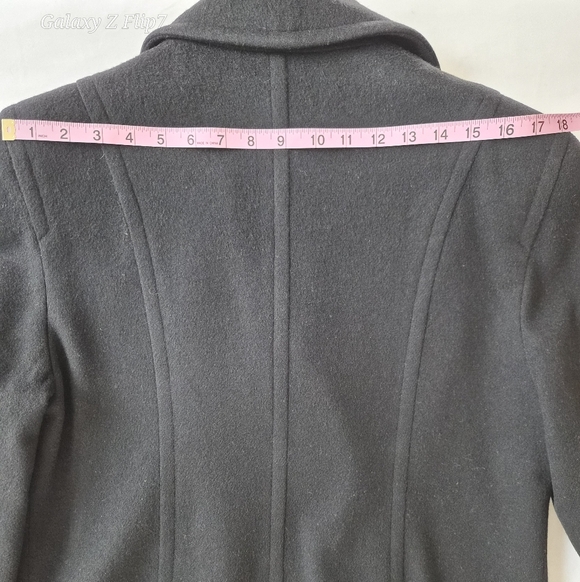 ​Jones New York 100% Pure Wool Double Breasted Pea Coat - Picture 6 of 8